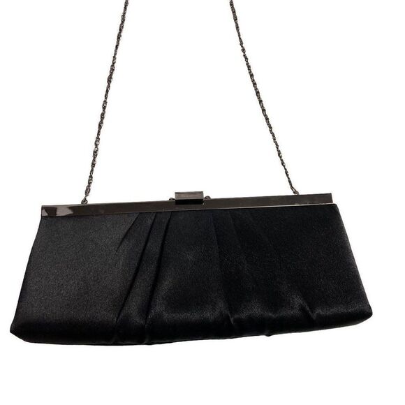 JESSICA MCCLINTOCK Crossbody Black Chain Strap Size 4X1X10 - Picture 1 of 9